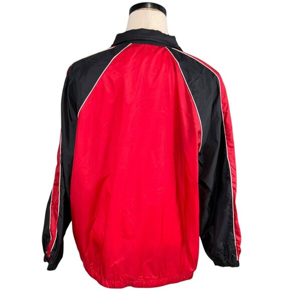 Winners Circle Bud Racing Dale Jr. Red & Black Nylon Jacket L - Picture 3 of 13